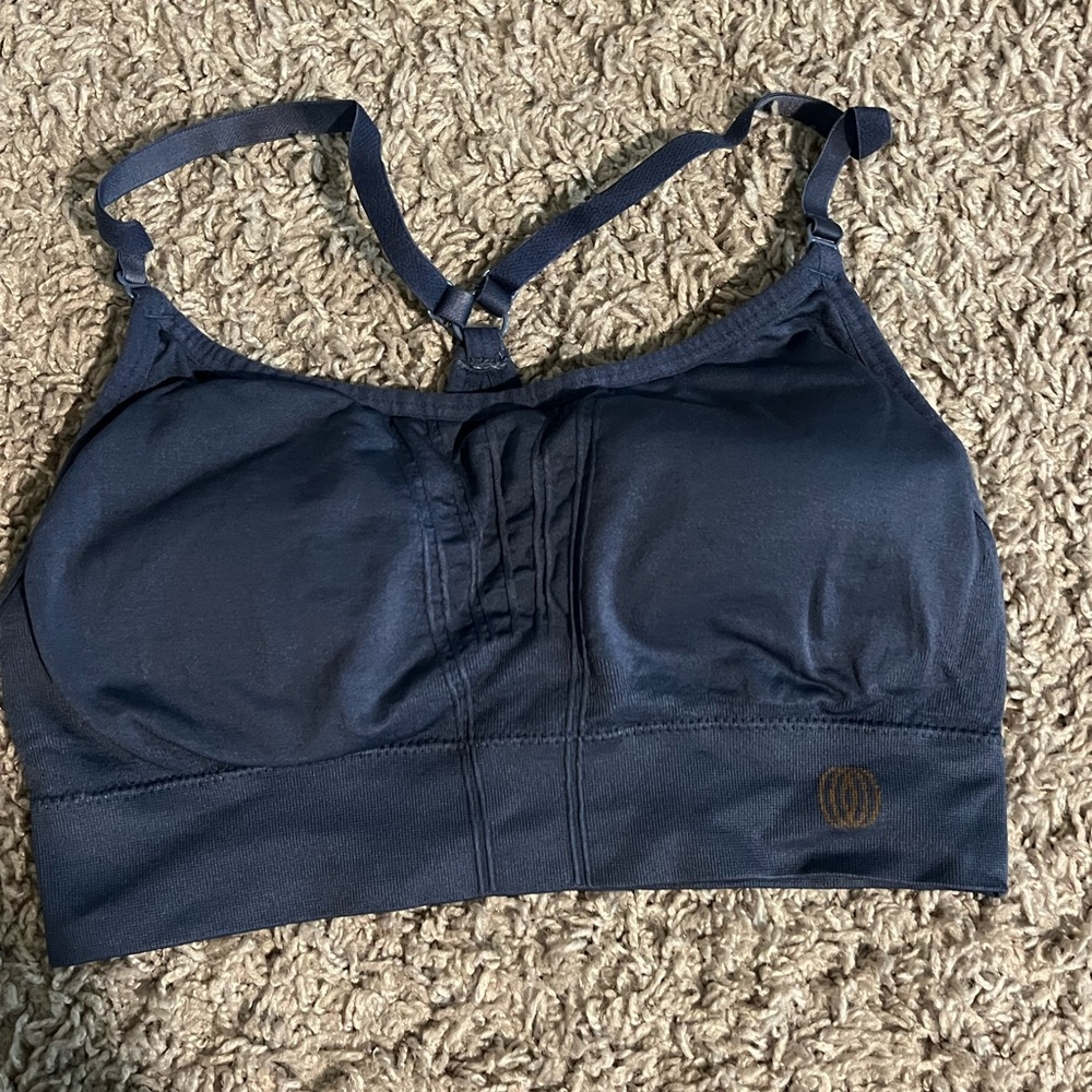 Navy Blue Sports Bra